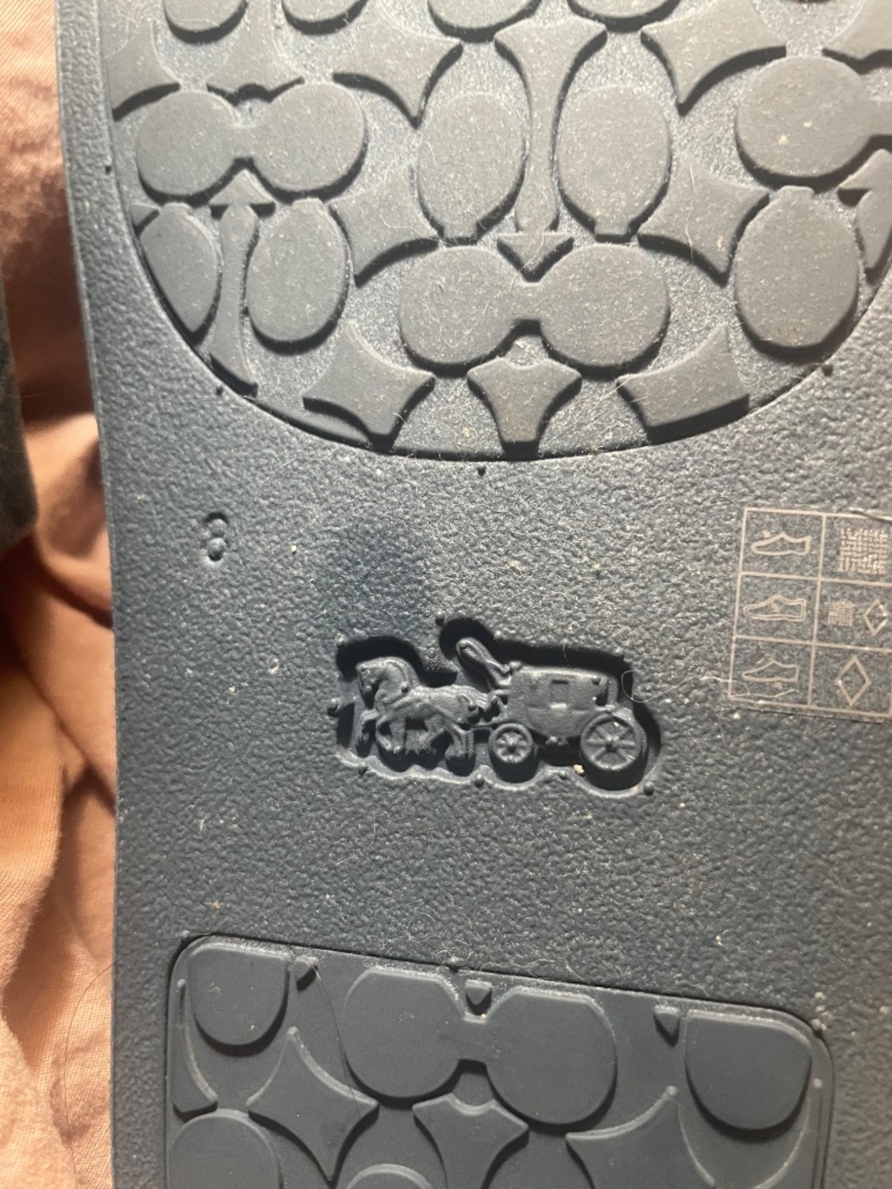 Coach Outlet Udele Sport Slide In Regenerative Cotton Signature Denim - Picture 7 of 11